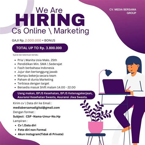 Lowongan Kerja Mei Marketing Cv Media Bersama Group Di Solo Info