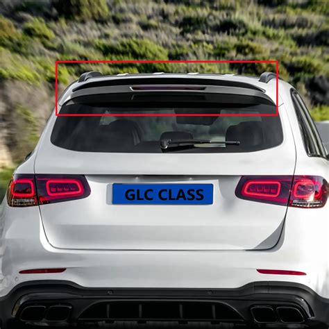 Car Rear Roof Spoiler Wings For Mercedes Glc Class X253 W253 Glc200 Glc260 Glc300 Amg 2016 2021