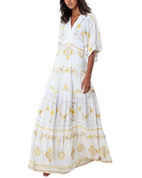 Hale Bob Embroidered Maxi Dress ModeSens