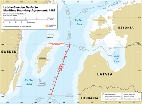 Latviasweden Maritime Boundary Sovereign Limits