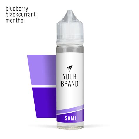 White Label Shortfill E Liquid 50ml Blackcurrant Menthol