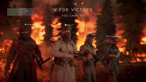 Battlefield V Firestorm Squad Victory Youtube