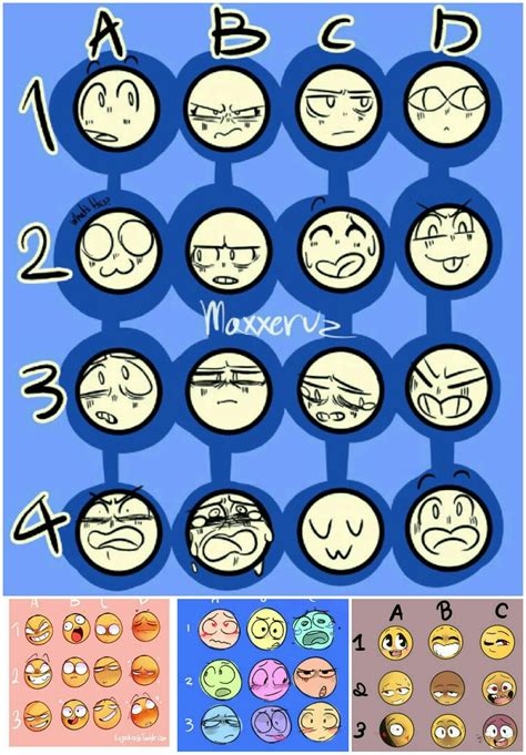 Pin By 無良造物 On Nice Drawing Expressions Drawing Face Expressions Expression Challenge