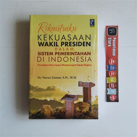 Jual Buku Original Rekontrukso Kekuasaan Wakil Presiden Dalam Sistem