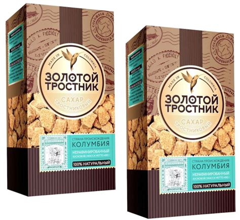 Сахар тростниковый кусковой "Золотой Тростник", 450г*2штук купить на ...