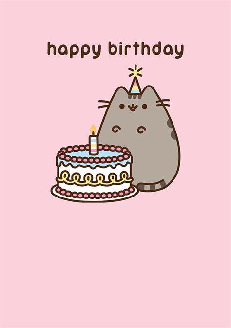 Pusheen Cat Birthday