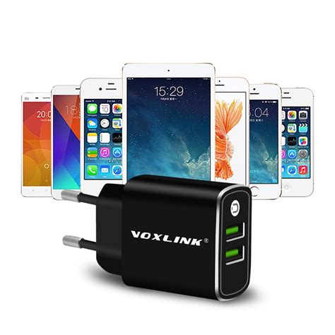 USB Wall Charger VOXLINK 15 5W 5V 3 1A Universal Portable Dual Ports