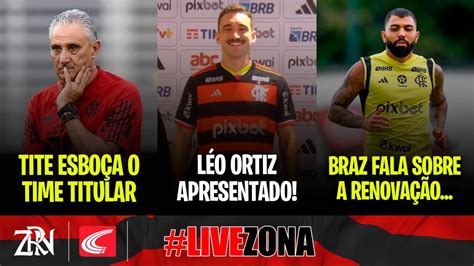 Tite Esbo A Time Pro Fla X Flu Leo Ortiz Apresentado Braz Fala