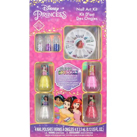 Disney Princess Nail Polish And Gem T Set Colour Zone Cosmetics