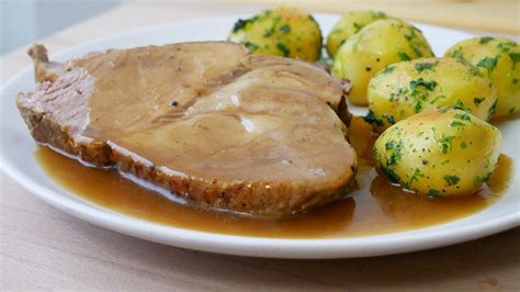 Schweinebraten Mit Biersauce Ichkocheheute De Rezept