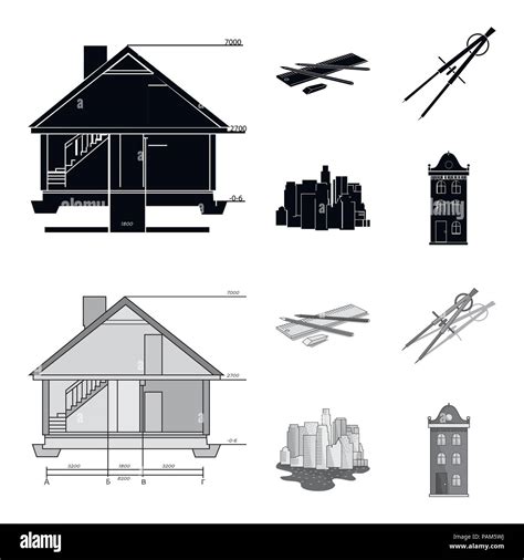 Drawing Accessories Metropolis House Model Architecture Set