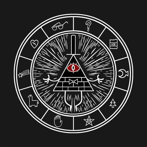 Gravity Falls Bill Cipher Wheel