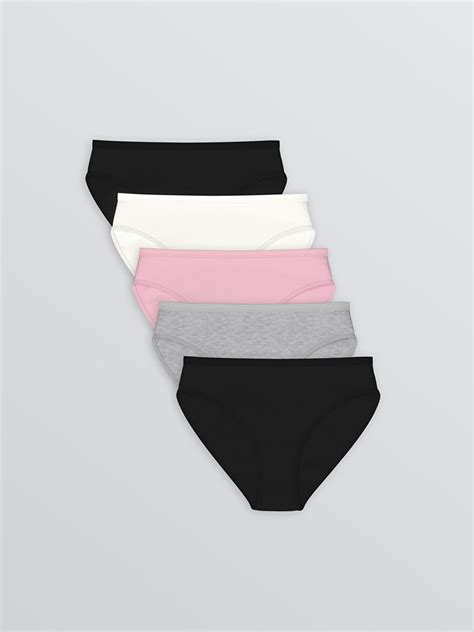 LCW Young Jednostavne bikini gaćice pakovanje od 5 komada W53803Z8 D3A LC Waikiki