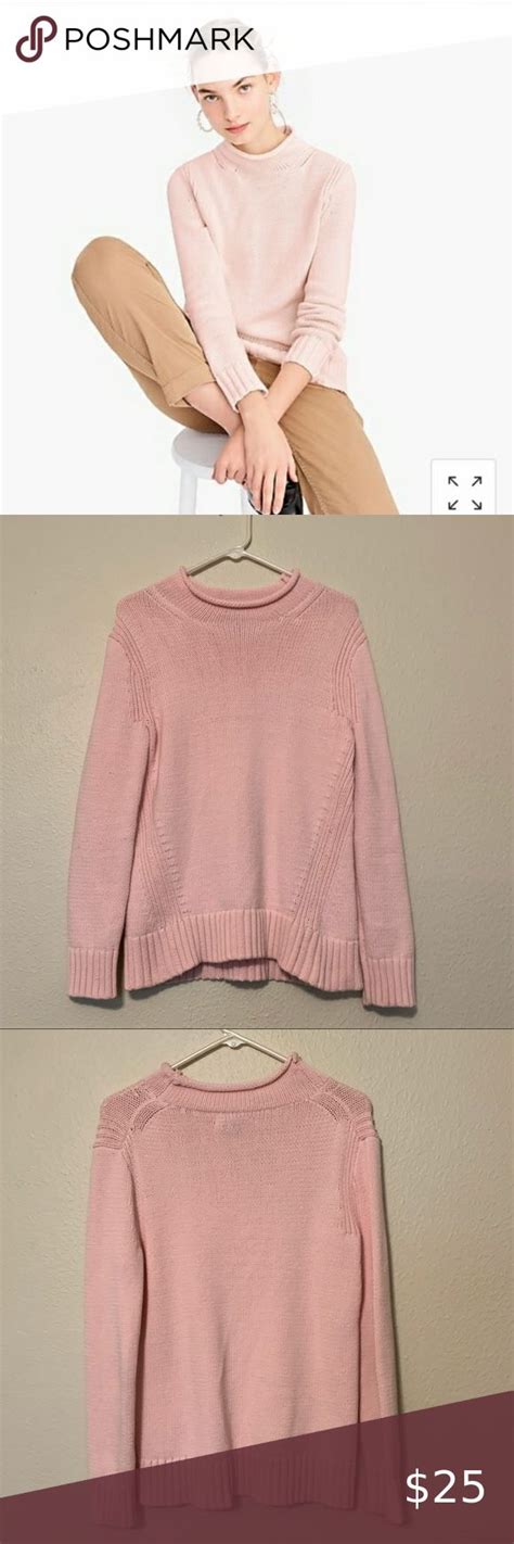 J Crew Womens 1988 Rollneck Sweater In Cotton Roll Neck Sweater Sweaters For Women Women