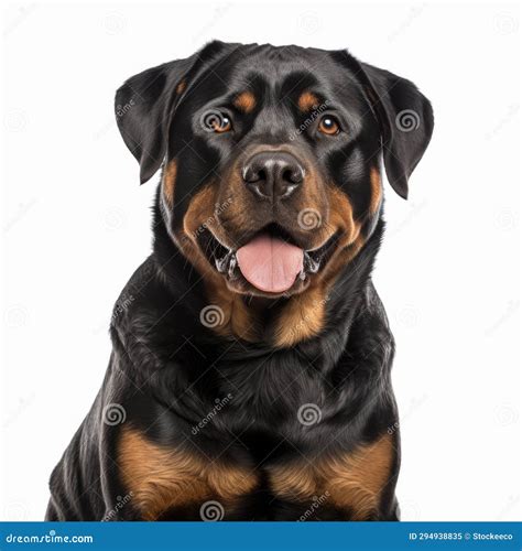 White Background Rottweiler: Stunning Photos of this Majestic Breed