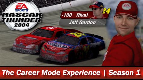 The Nascar Thunder 2004 Career Mode Experience Season 1 Youtube