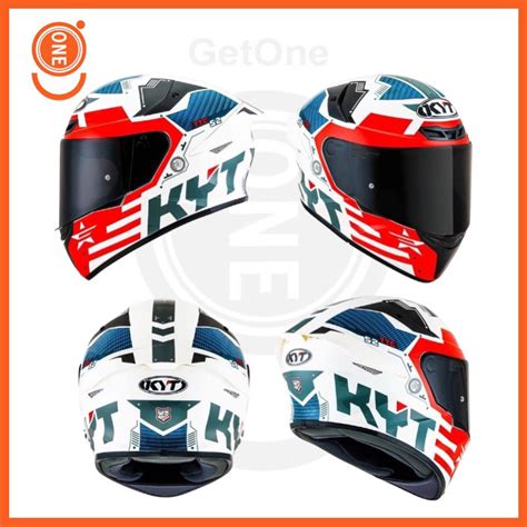 Kyt Fuselage Red Tt Course Full Face Helmet M L Xl Shopee Malaysia