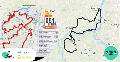 Fietsen Langs Kreken Bornem Kruibeke Recreatieve Fietsroute Routeyou