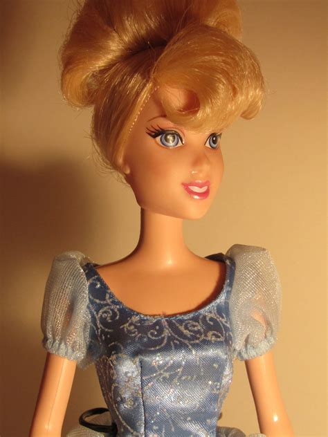 Mattel Disney Cinderella Doll With Blue Sparkle Dress 2005 Etsy