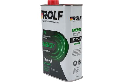 Моторное масло Rolf Energy 10W-40 SL/CF 1 л 322232 - выгодная цена ...