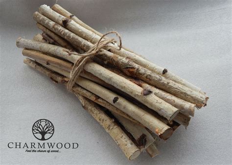 30 Wood Sticks Natural Wood Sticks Craft Sticks Wood Crafts Etsy