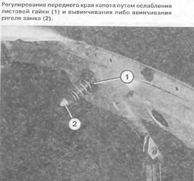 Капот - снятие и установка (Ауди 100 С4, 1990-1994, бензин / Кузов ...