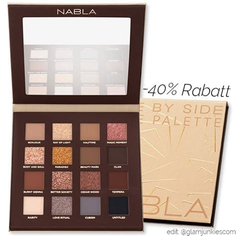 Nabla Cosmetics Side By Side Nude Palette Um Reduziert