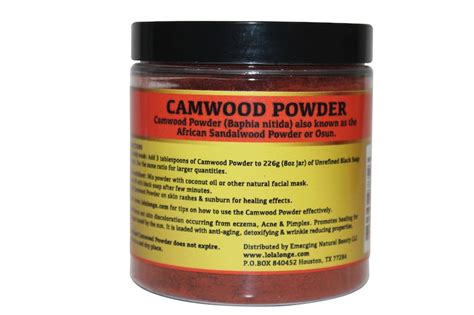 African Red Sandalwood Powder, Camwood Powder osun 8oz Jar 100% ...