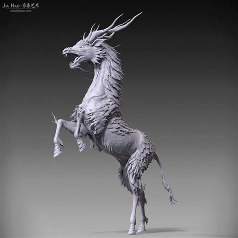 Kirin Digital Sculpture Cgtrader