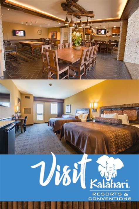 Kalahari Rooms Suites And Villas Kalahari Resorts Resort Suites