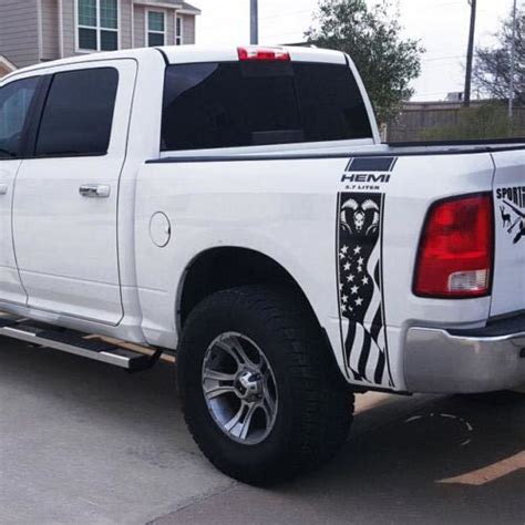 Dodge Ram 1500 2500 3500 Hemi 4x4 Decal Truck Stripe Vinyl Sticker