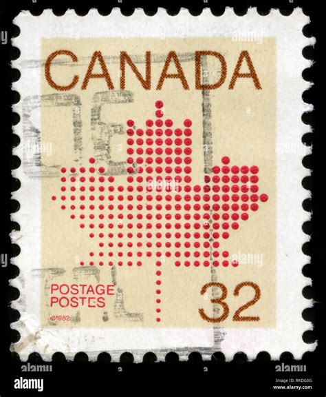 Postage Stamp From Canada In The Definitives 1981 84 Maple Leaf Emblem Series Issued In 1983