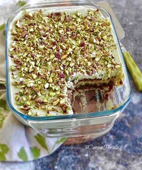 Tiramisù al pistacchio la variante golosa al Pistacchio senza Uova