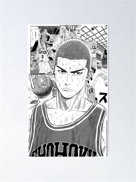 "Slam Dunk Manga" Poster by CacaMcgee | Redbubble