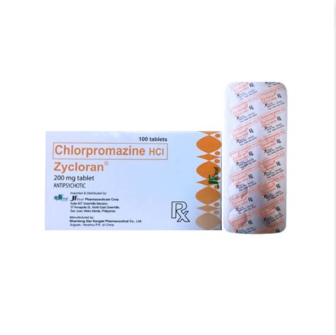 Chlorpromazine Hcl 200mg Tablet X 1 Xalmeds