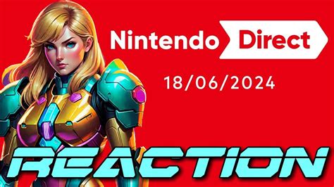 Nintendo Direct Reaction June 2024 New ZELDA METROID PRIME 4 Very