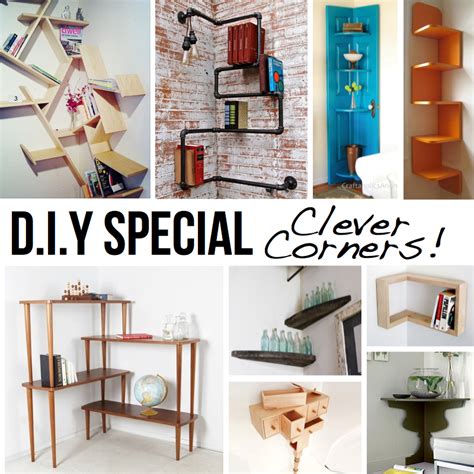 Diy Ingenious Corner Shelves Ideas