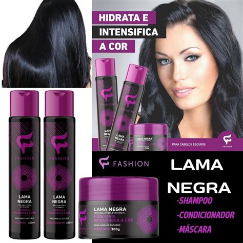 Kit Matizador Lama Negra Para Cabelos Escuros Fashion Shopee Brasil