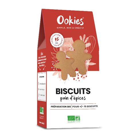 PRÉPARATION POUR GÂTEAU BIO BISCUITS PAIN DÉPICES 280g x6 ADG