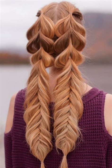 Loose French Fishtail Braid