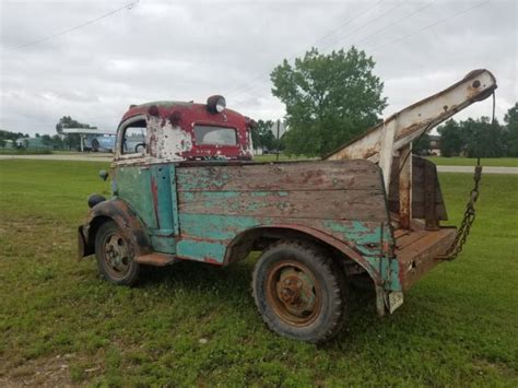 1940 Ford Coe Cabover Wrecker Tow Truck Flathead Barn Find Patina