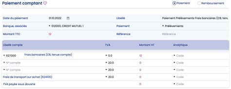 Comptabilisation Des Frais Bancaires Zefyr