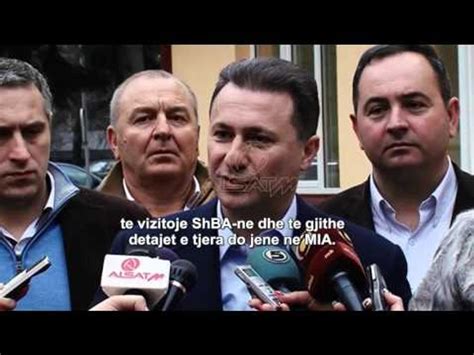 Gruevski konfirmon udhëtimin në SHBA video Dailymotion