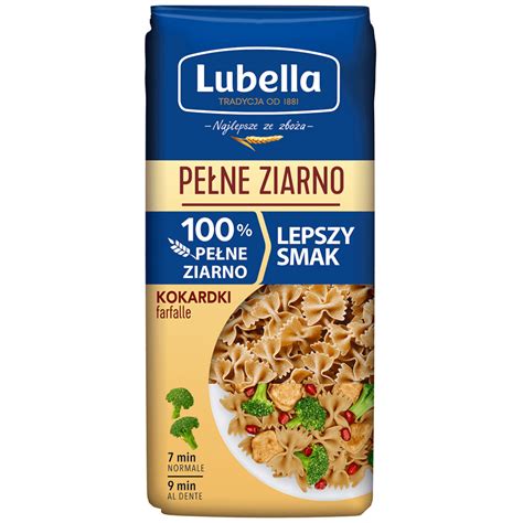 LUBELLA Makaron Pełne Ziarno Kokardka 400g Pakomarket