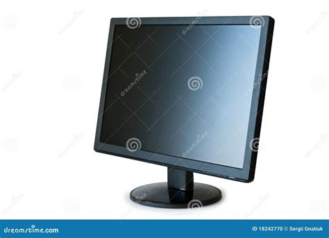 Flat Panel Monitor stock photo. Image of device, clean - 18242770