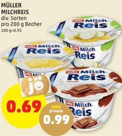 M Ller Milchreis G Angebot Bei Penny