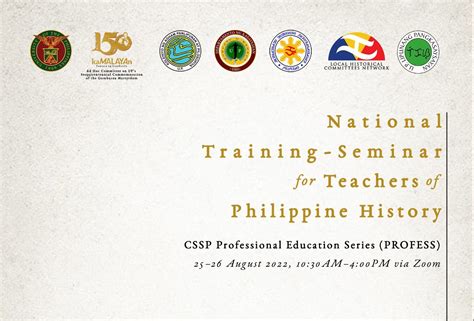 National Training Seminar For Teachers Of Philippine History