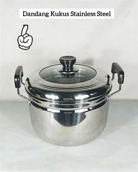 WLW888 Panci Dandang Kukus Somay Bakpao Bakso Stainless Steel Panci