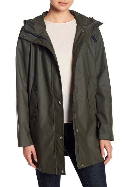 Image Of Nautica Rubberized Rain Jacket Rain Jacket Women Raincoat