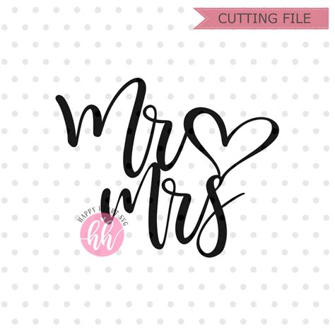 Mr And Mrs Cake Topper Svg Cake Topper Svg Wedding Cake Etsy